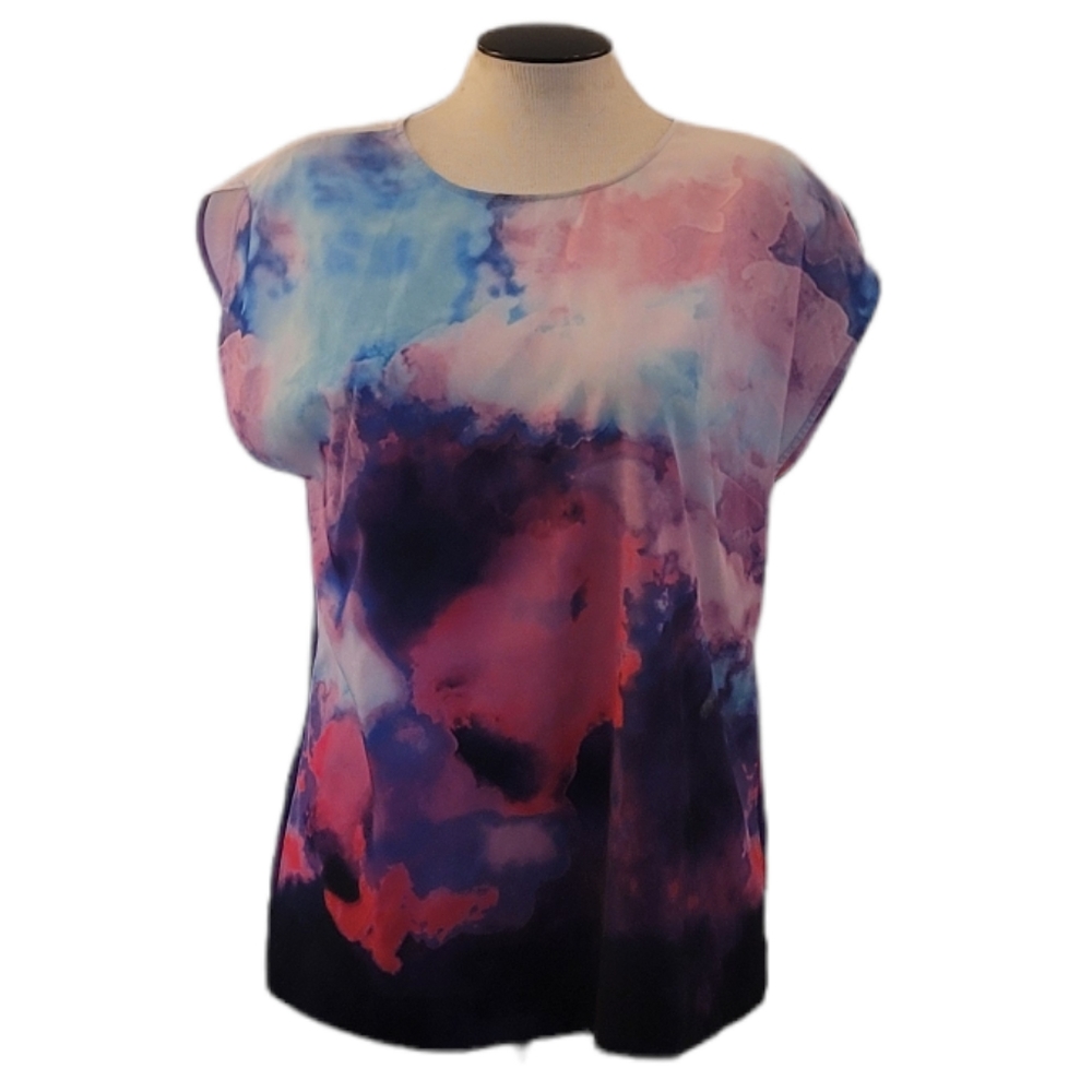 Ted Baker Multicolor Tie Dye Sleeveless Blouse M